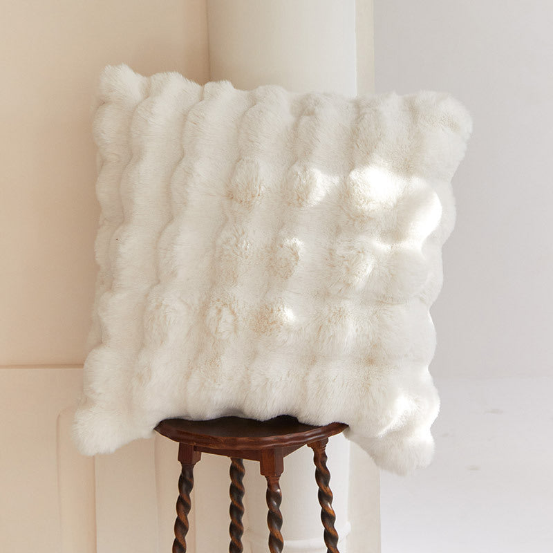 Kuschelzeit! Weiche flauschige Decke und Kissen
