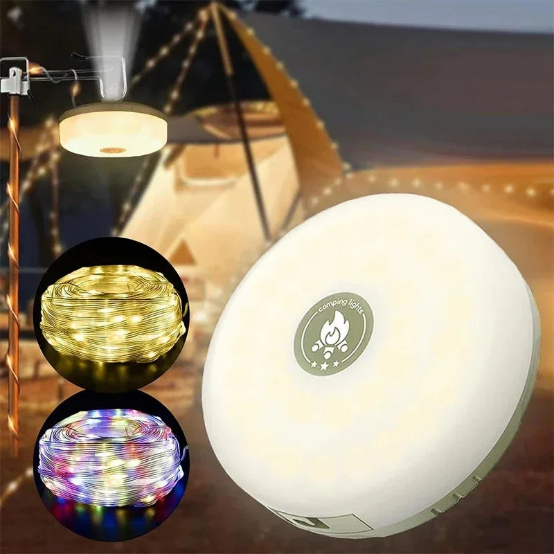 4 in 1 Multifunktionales Campinglicht USB wiederaufladbar