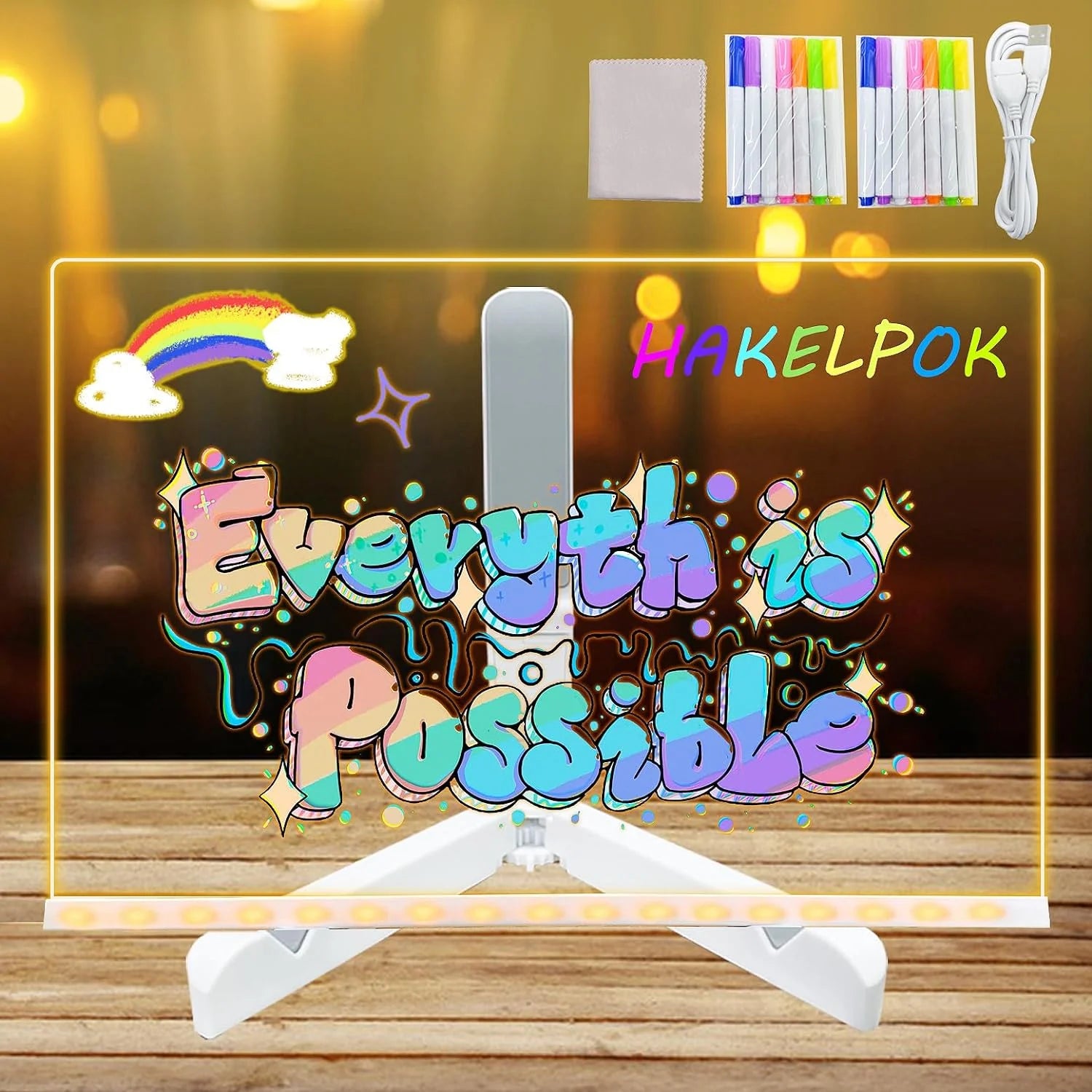 LED-Zeichentafel aus Acryl🎨