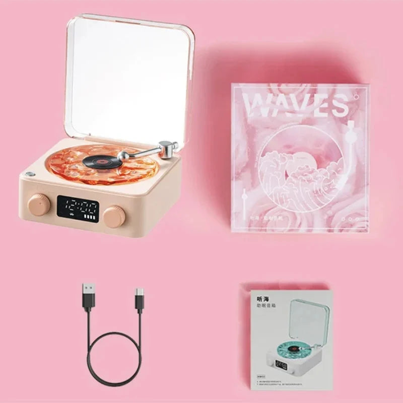 Premium Waves Retro Bluetooth Vinyl Record Player