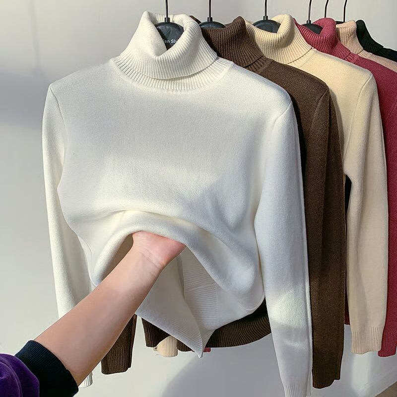Winter-Fleece-Dickes Strick-Unterziehshirt