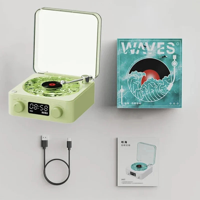 Premium Waves Retro Bluetooth Vinyl Record Player