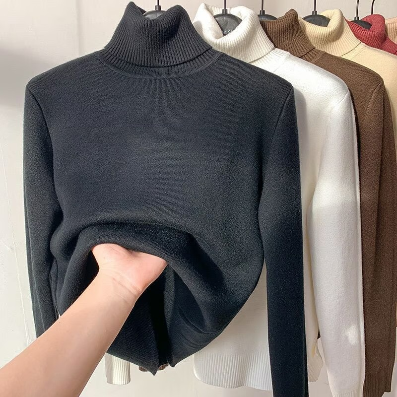 Winter-Fleece-Dickes Strick-Unterziehshirt